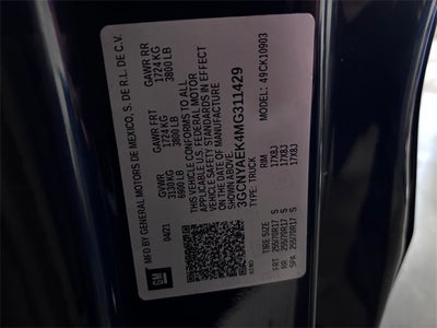 2021 Chevrolet Silverado 1500 4WD Regular Cab Long Bed WT