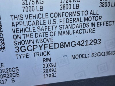 2021 Chevrolet Silverado 1500 4WD Crew Cab Short Bed LT Trail Boss