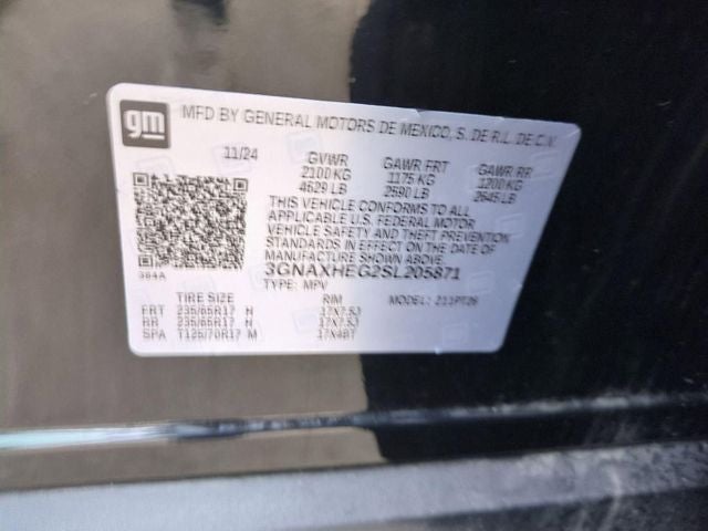 2025 Chevrolet Equinox LT