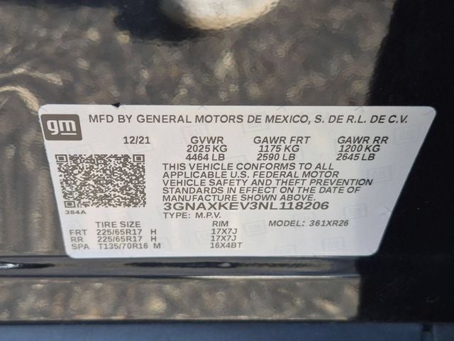 2022 Chevrolet Equinox FWD LT