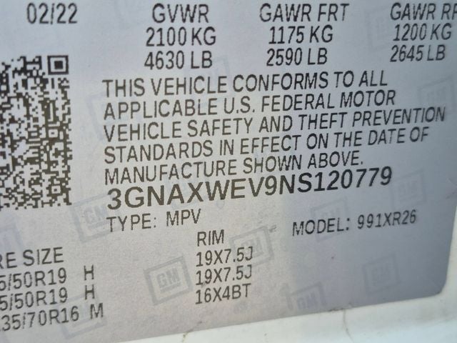 2022 Chevrolet Equinox AWD RS