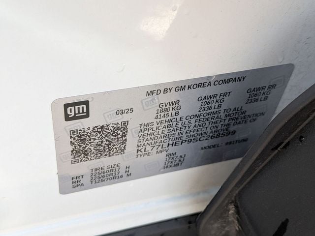 2025 Chevrolet Trax FWD LT