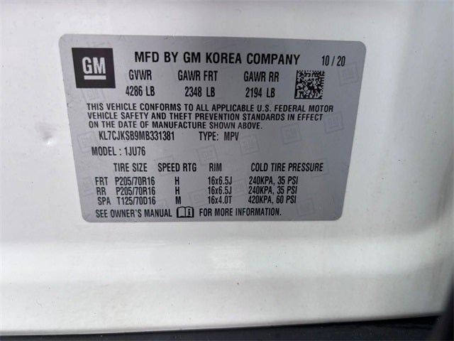 2021 Chevrolet Trax FWD LS