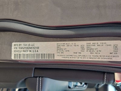 2022 Jeep Grand Cherokee 4xe Overland 4x4