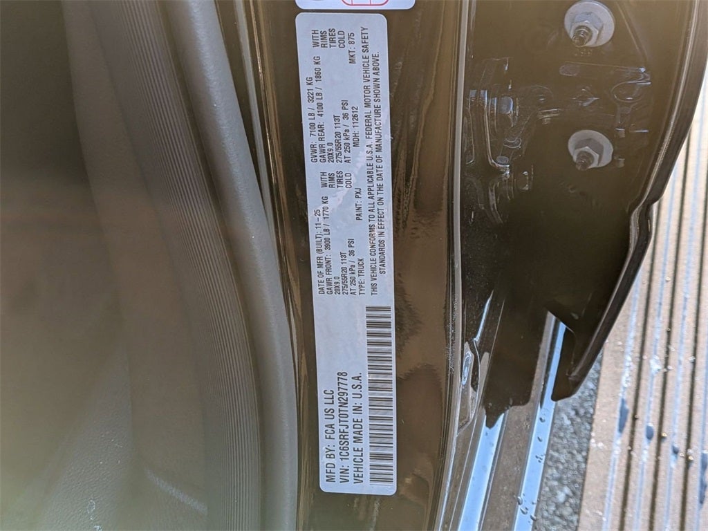 2026 RAM Ram 1500 RAM 1500 LARAMIE CREW CAB 4X4 5'7' BOX
