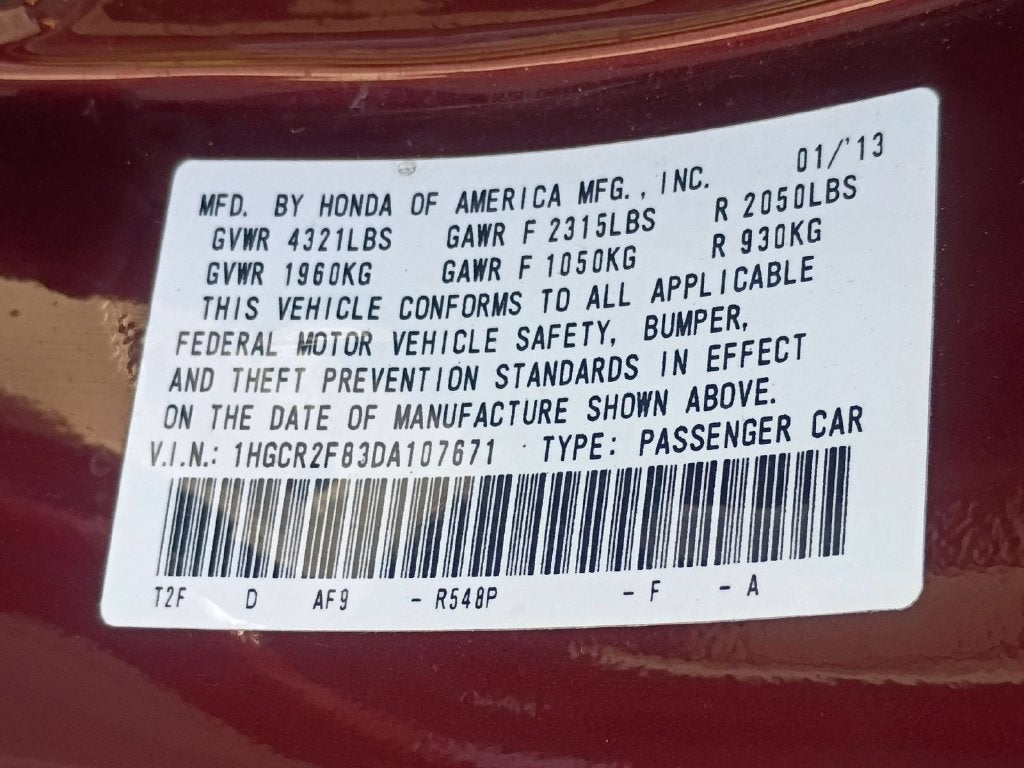 2013 Honda Accord EX-L