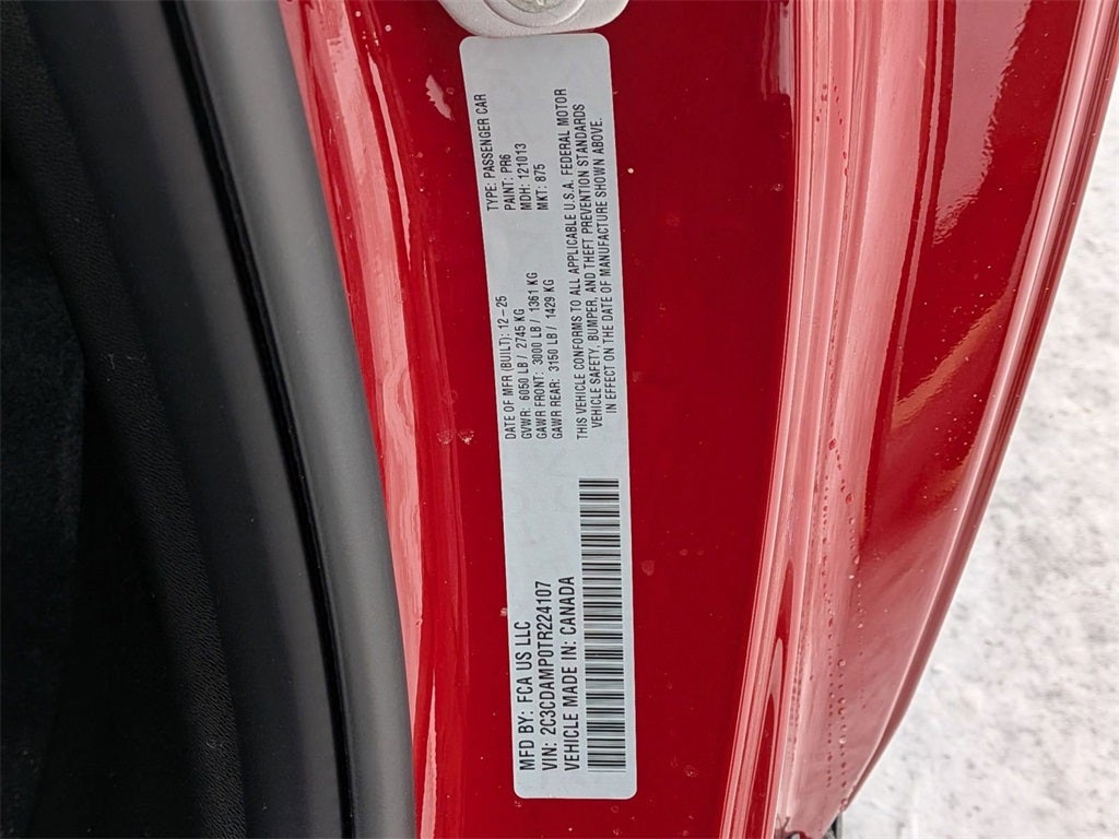 2026 Dodge Charger CHARGER SCAT PACK PLUS 2-DOOR AWD