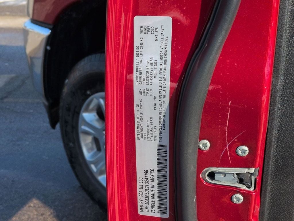 2026 RAM Ram 2500 RAM 2500 BIG HORN CREW CAB 4X4 6'4' BOX