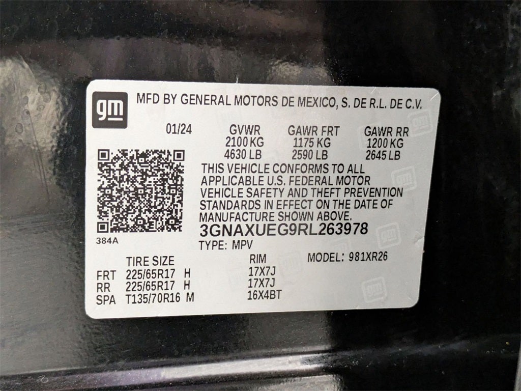 2024 Chevrolet Equinox AWD LT