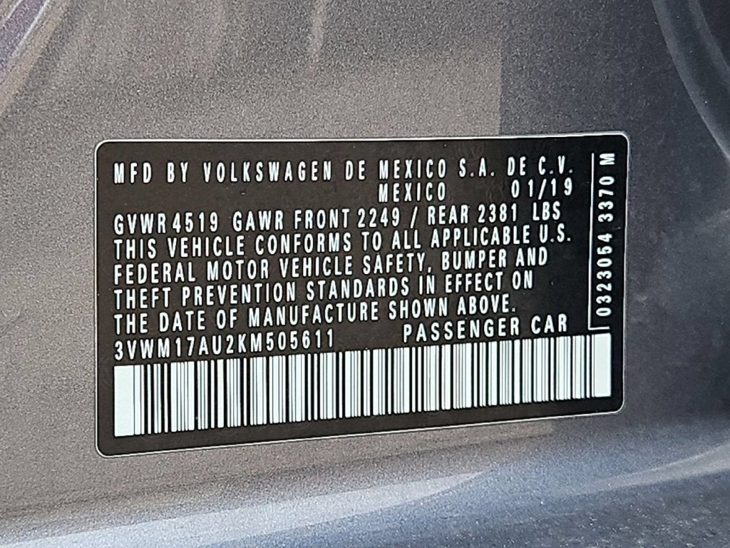 2019 Volkswagen Golf Alltrack TSI S