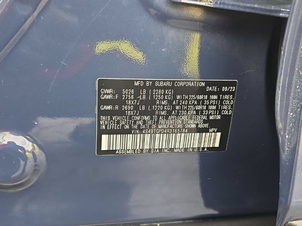 2024 Subaru Outback Touring XT