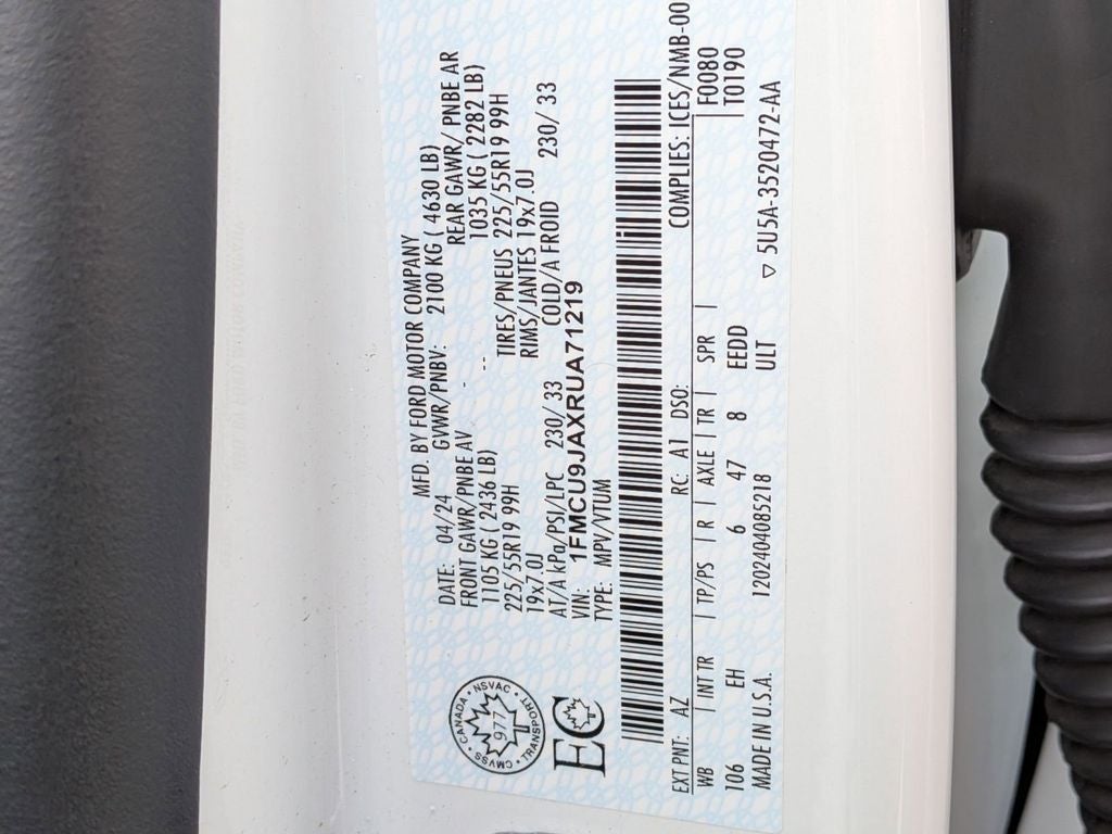 2024 Ford Escape Platinum