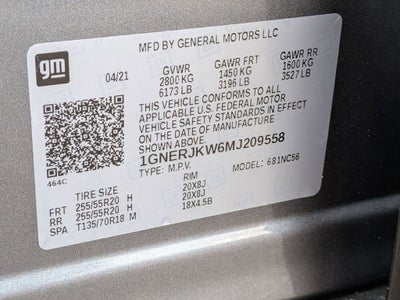 2021 Chevrolet Traverse RS