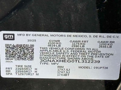 2026 Chevrolet Equinox LT