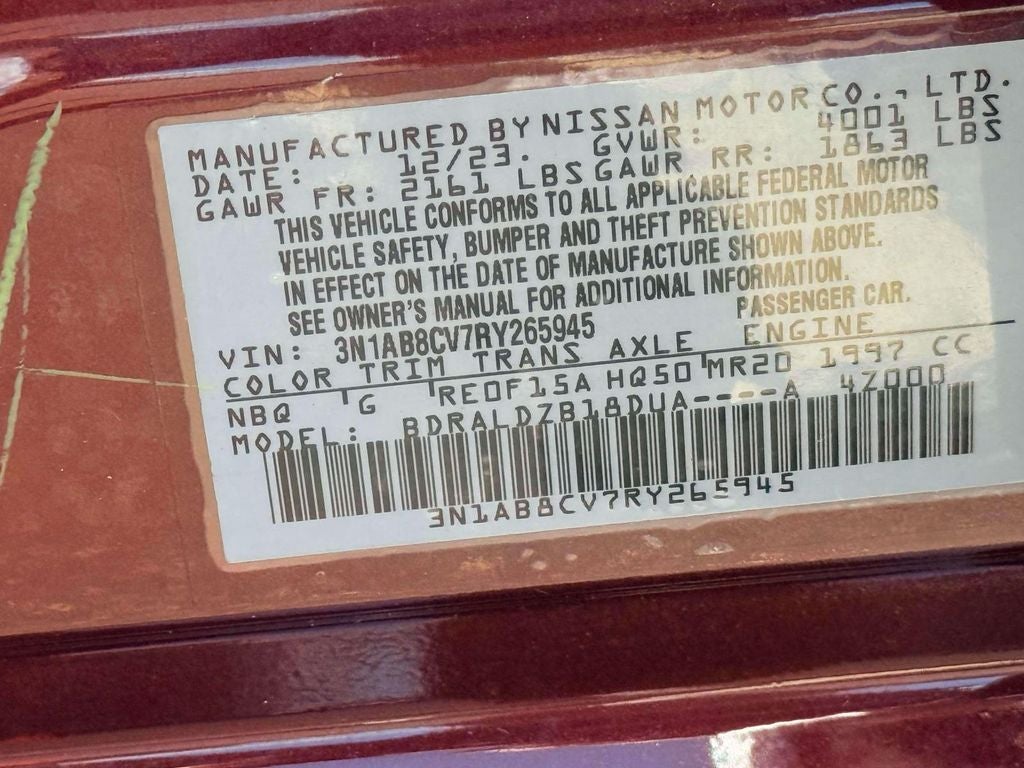 2024 Nissan Sentra SV