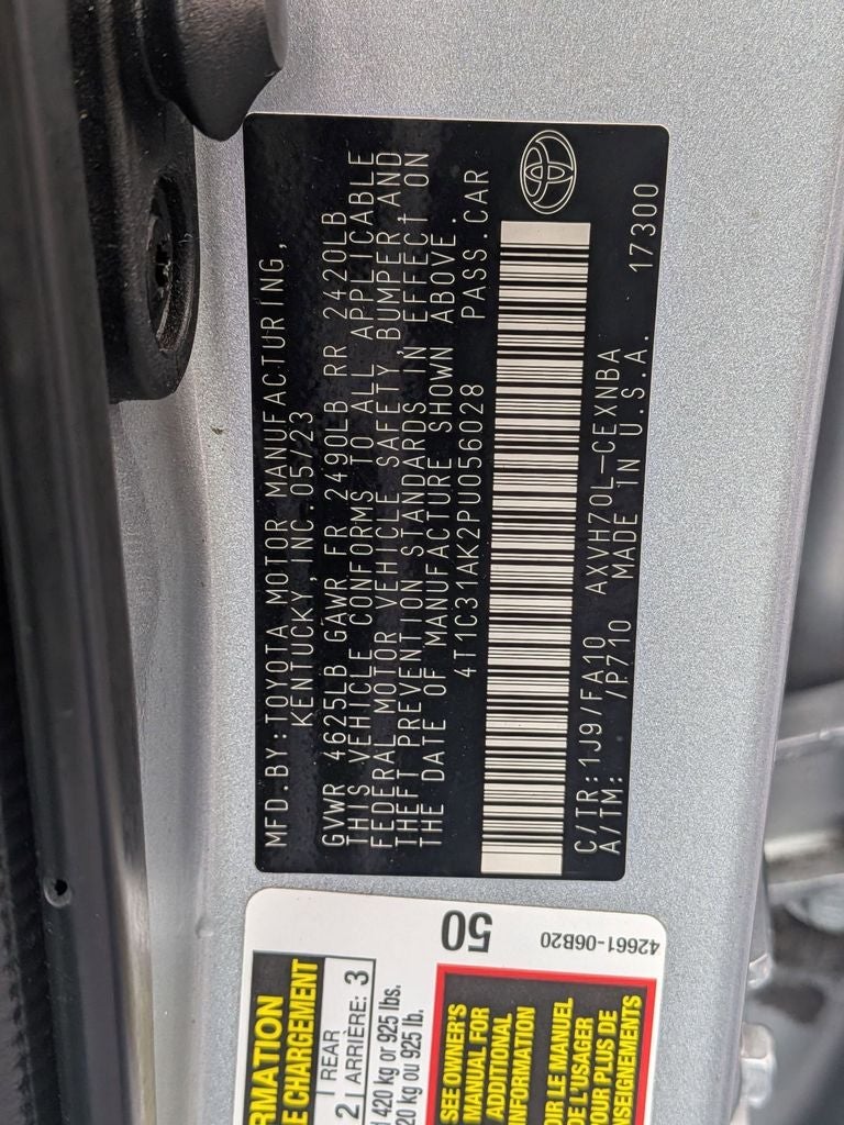 2023 Toyota Camry Hybrid LE