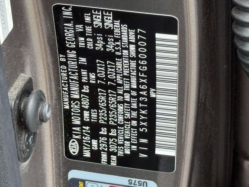 2015 Kia Sorento LX