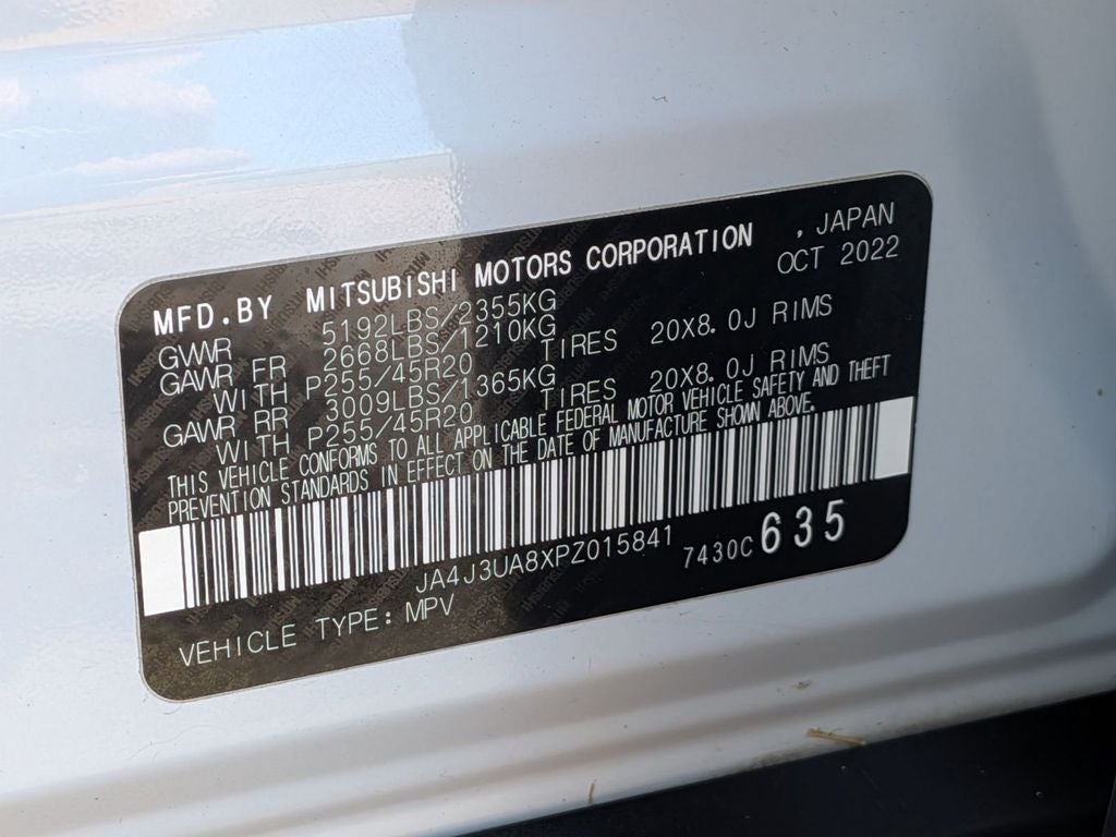 2023 Mitsubishi Outlander SE Black Edition