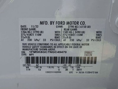2022 Ford Explorer ST