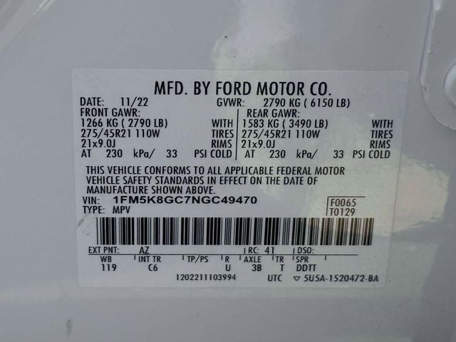 2022 Ford Explorer ST