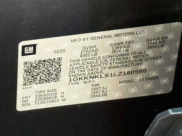 2020 GMC Acadia SLE