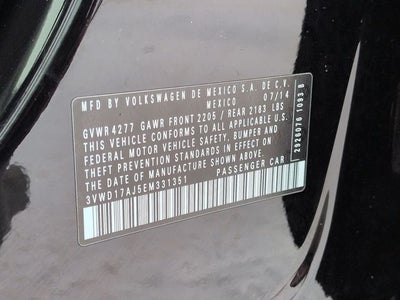 2014 Volkswagen Jetta 1.8T SE