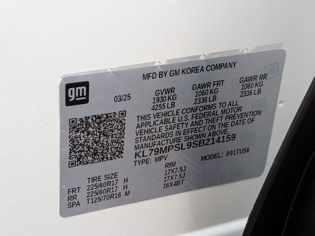 2025 Chevrolet TrailBlazer LT